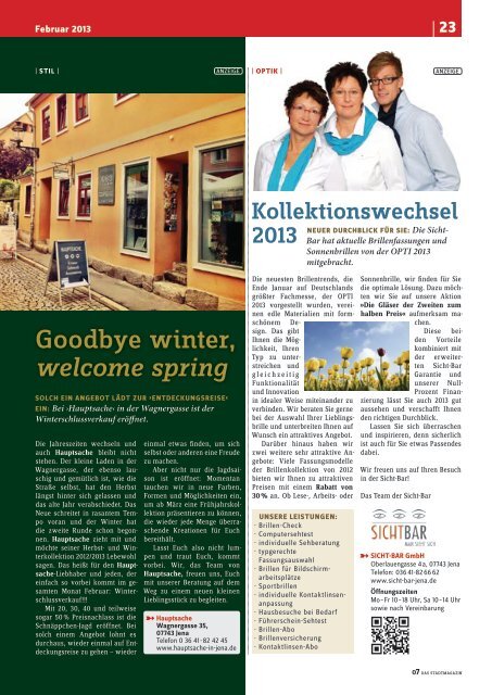 Ausgabe 43 - 07 Das Stadtmagazin . BLOG