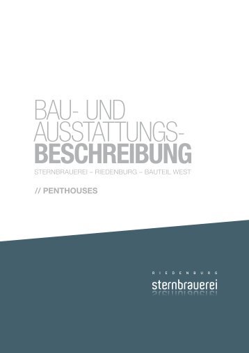 BAU- UND AUSSTATTUNGS- BESCHREIBUNG