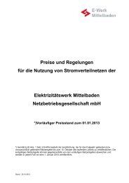 Preisblatt 1 - Elektrizitätswerk Mittelbaden Netzbetriebsgesellschaft ...