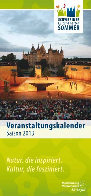 Programmheft Kultur- und Gartensommer 2013 [PDF] - Schwerin