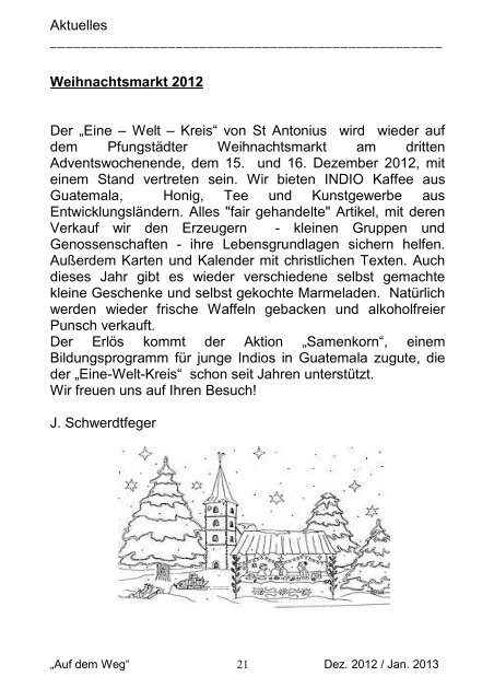 Pfarrbrief Dez.12-Jan.13 - St. Antonius Pfungstadt