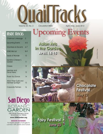 Upcoming Events - San Diego Botanic Garden