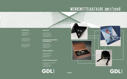 WERBEMITTELKATALOG 2007/2008 - GDL