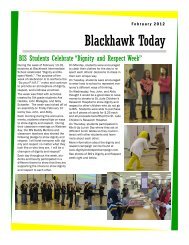 February newsletter - Blackhawk School District - Website