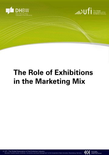 The Role of Exhibitions in the Marketing Mix