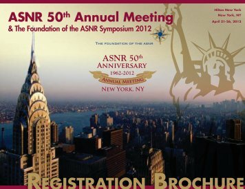 REGISTRATION BROCHURE - ASNR