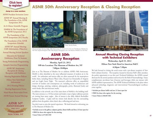 REGISTRATION BROCHURE - ASNR