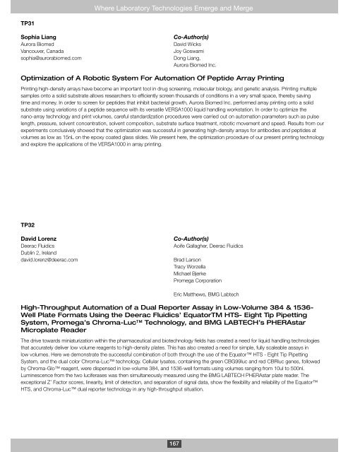 LabAutomation 2006 - SLAS