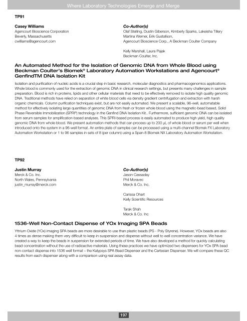 LabAutomation 2006 - SLAS