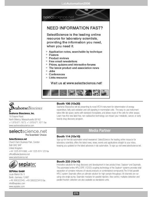 LabAutomation 2006 - SLAS