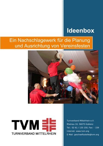 TVM - Ideenbox - Turnverband Mittelrhein