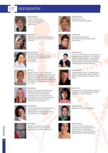 40 namhafte Referenten und Experten - 2. NRW Turnfest 2011