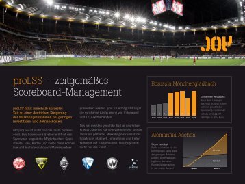 proLSS – zeitgemäßes Scoreboard-Management - JOY event & media