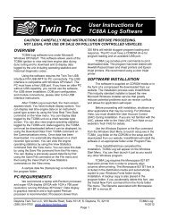 TC88A Log Instructions - Daytona Twin Tec