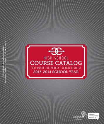 Course Descriptions - Fort Worth ISD