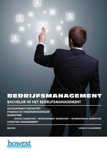 Opleidingsbrochure Bedrijfsmanagement - Howest.be