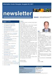 newsletter - Über uns - DAAD