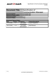 Specification of Communication Manager - autosar