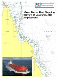 Great Barrier Reef Shipping: Review of Environmental Implications