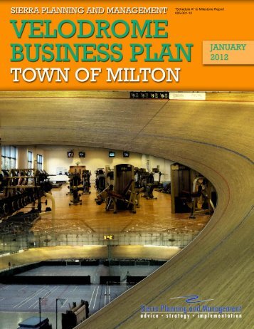 Sierra Planning and Management Velodrome - Town of Milton