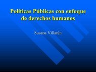 Políticas Pol ticas Públicas P blicas con enfoque de derechos humanos