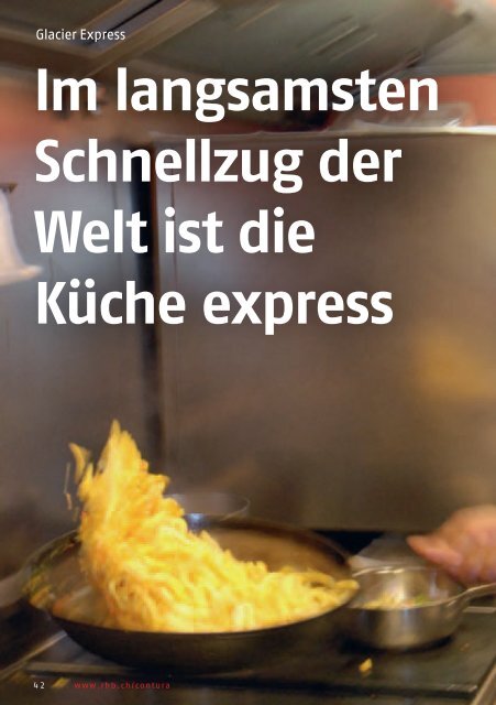 Contura 2012 - Das Magazin der Rhätischen Bahn