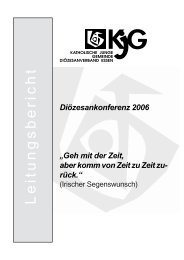 DL-Bericht 2006 - KJG DiÃ¶zesanverband Essen