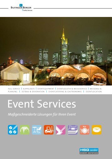 Imagebroschüre HSG Zander Event Services GmbH