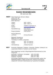 RADIO REGENBOGEN - RMS