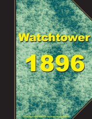 Watchtower Reprints - 1896