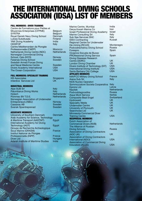 pdf ADOBE - IDSA The International Diving Schools Association