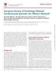 'Editors' Network' - European Heart Journal