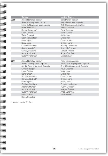 2012 LET Tour Guide (pdf) - Ladies European Tour