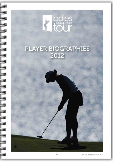 2012 LET Tour Guide (pdf) - Ladies European Tour