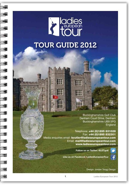 2012 LET Tour Guide (pdf) - Ladies European Tour