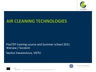 AIR CLEANING TECHNOLOGIES - PlasTEP