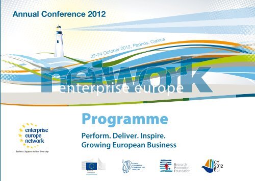 Programme - Enterprise Europe Network 2012 Annual Conference