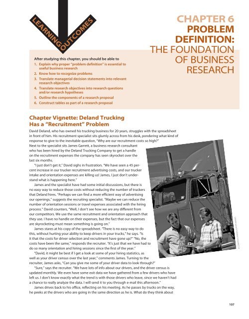 Chapter 6 Problem Definition The Foundation Of Business Research