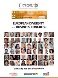 EUROPEAN DIVERSITY and BUSINESS CONGRESS EDIC