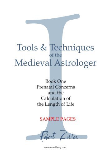 SAMPLE: Tools & Techniques of the Medieval Astrologer - New library