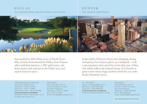 English - Four Seasons Hotels and Resorts