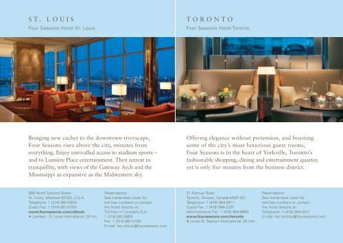 English - Four Seasons Hotels and Resorts