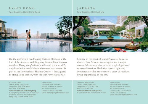 English - Four Seasons Hotels and Resorts