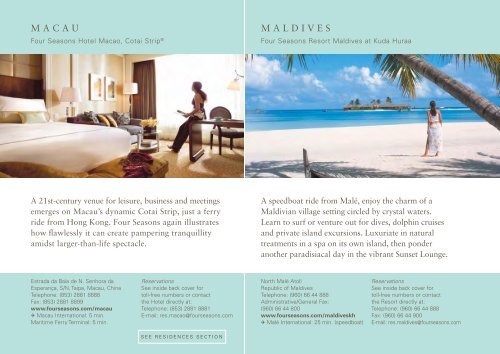 English - Four Seasons Hotels and Resorts