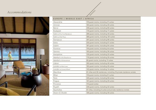 English - Four Seasons Hotels and Resorts