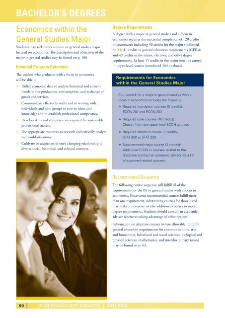 Undergraduate Catalog - UMUC Europe