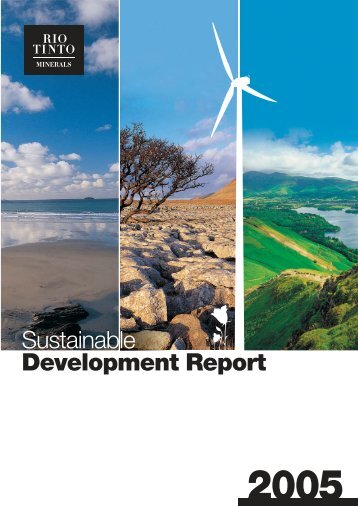 Sustainable Development Report - Rio Tinto