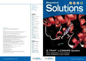 Issue 4 Summer 2002 - Applied Biosystems