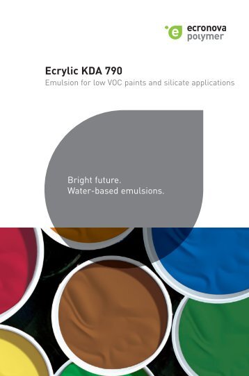 Ecrylic KDA 790 - Die Ecronova Polymer GmbH