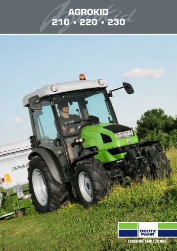 AGROKID 210 â€¢ 220 â€¢ 230 - Same Deutz Fahr's